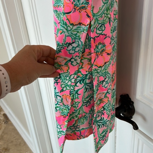 Lilly Pulitzer Ronnie Romper in “Soleil Pink Perfect Poppy” pattern - size 12 - Picture 7 of 8